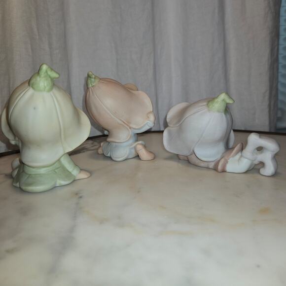 Vintage Homco Pastel Pixie Fairy Garden Elves - Picture 8 of 12